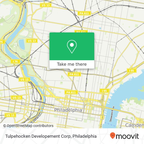 Tulpehocken Developement Corp map