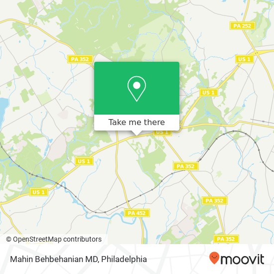 Mahin Behbehanian MD map