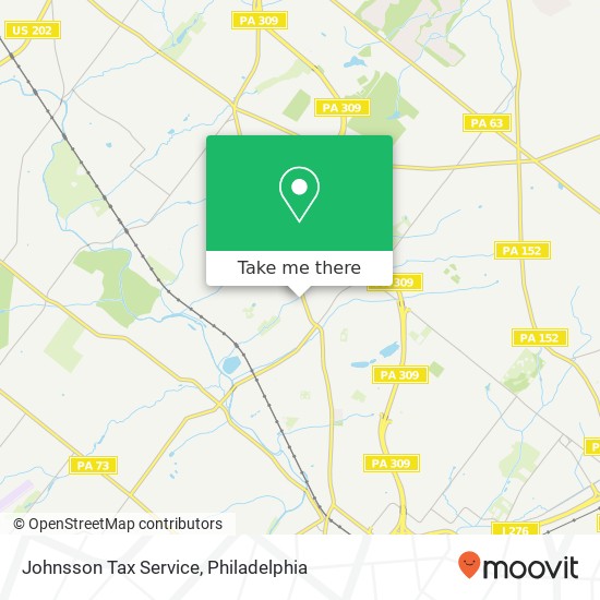 Mapa de Johnsson Tax Service