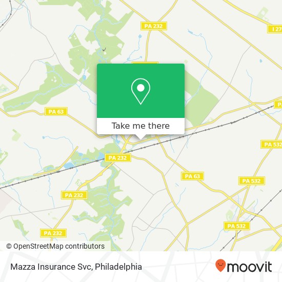 Mazza Insurance Svc map