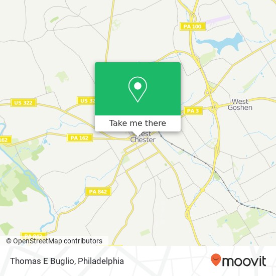 Mapa de Thomas E Buglio