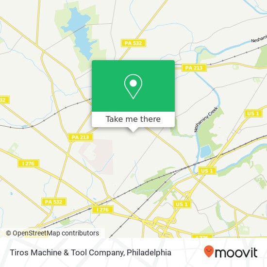 Mapa de Tiros Machine & Tool Company