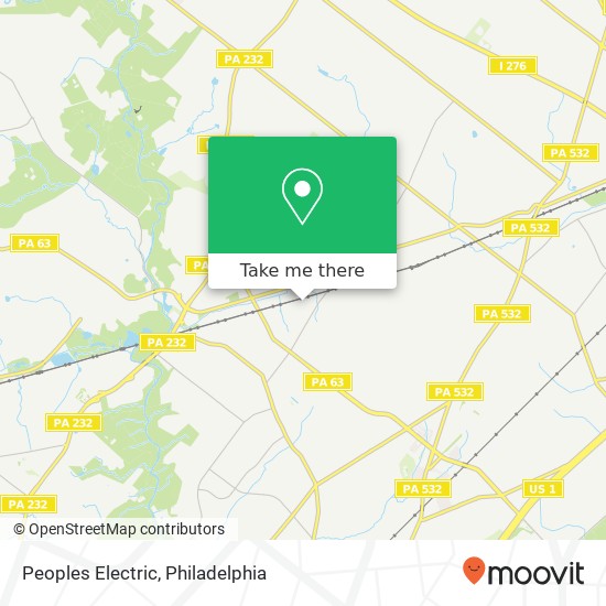 Mapa de Peoples Electric