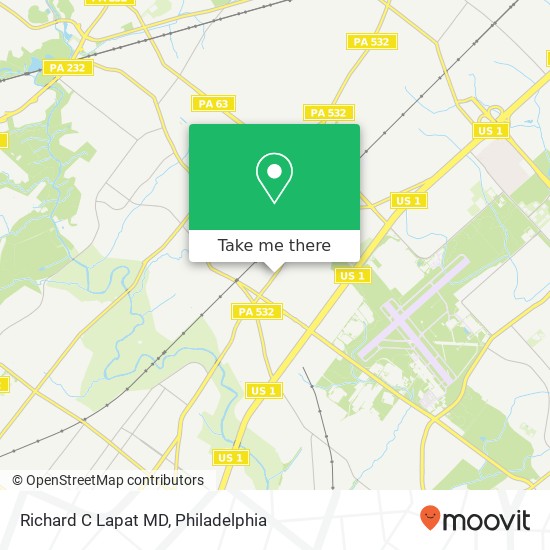 Richard C Lapat MD map