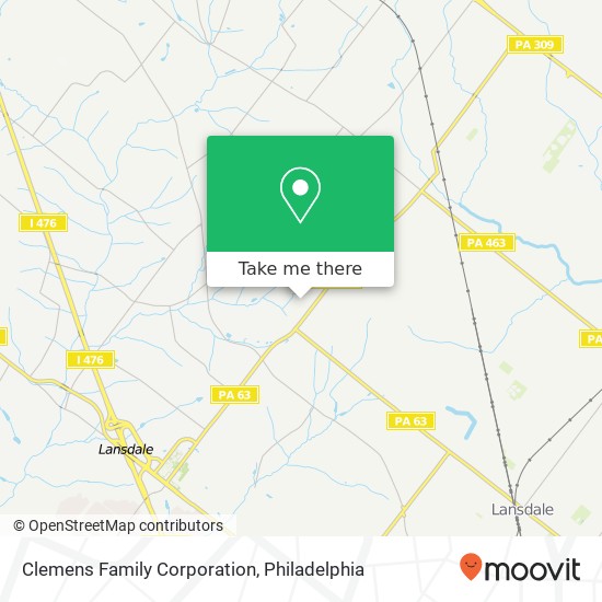 Mapa de Clemens Family Corporation