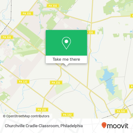 Churchville Cradle-Classroom map