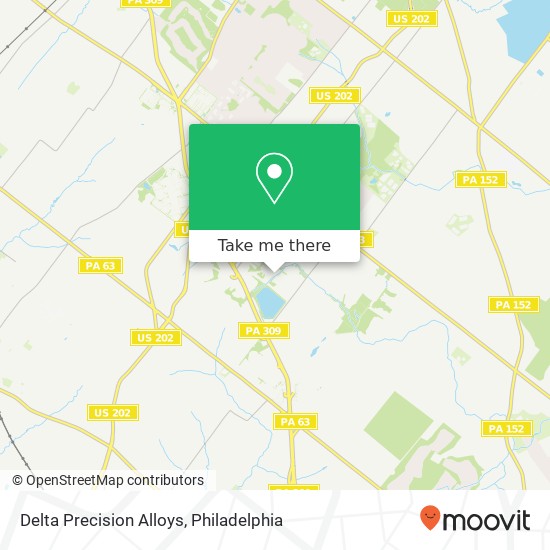 Delta Precision Alloys map