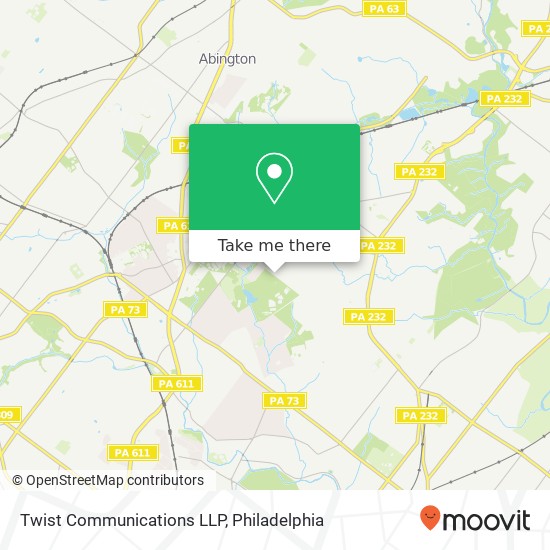 Mapa de Twist Communications LLP