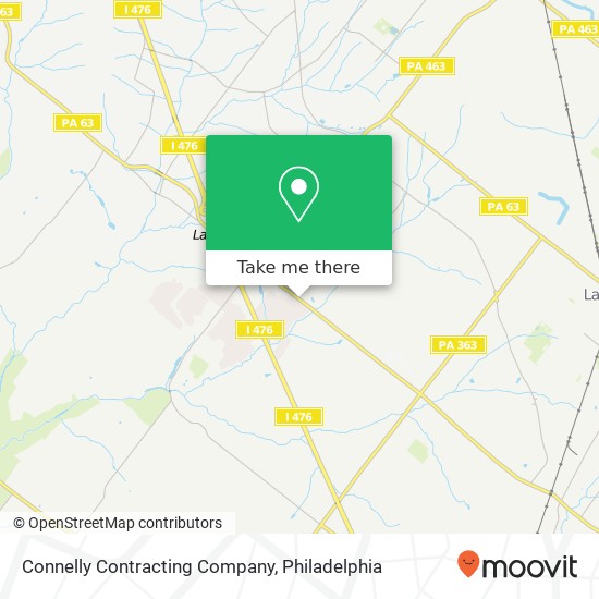 Connelly Contracting Company map