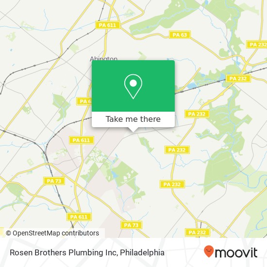 Rosen Brothers Plumbing Inc map