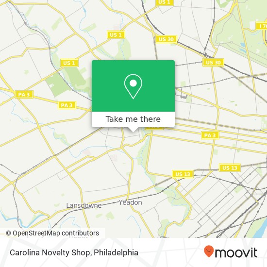 Carolina Novelty Shop map