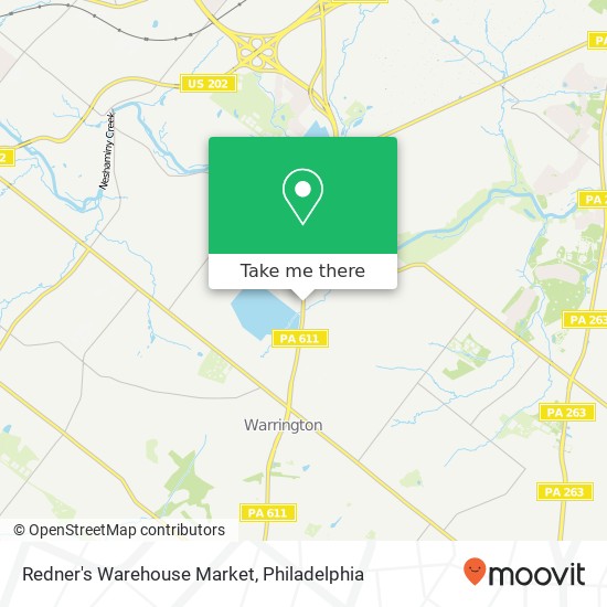 Redner's Warehouse Market map