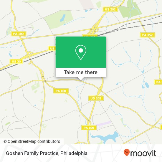 Mapa de Goshen Family Practice