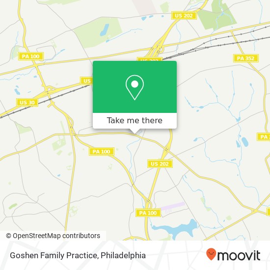 Goshen Family Practice map