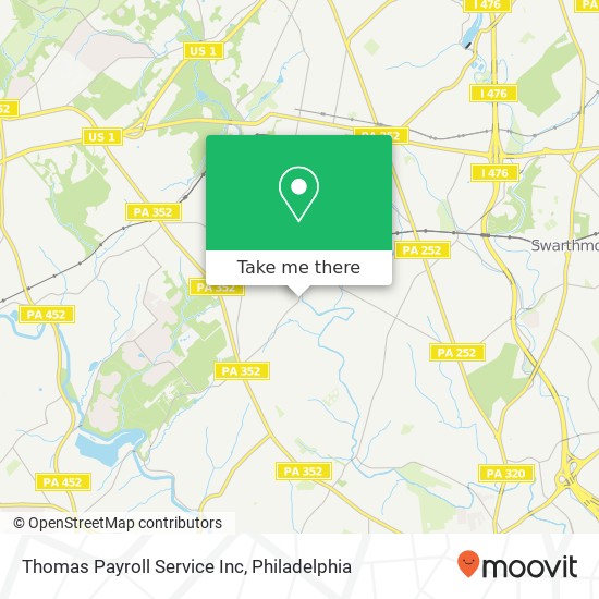 Mapa de Thomas Payroll Service Inc