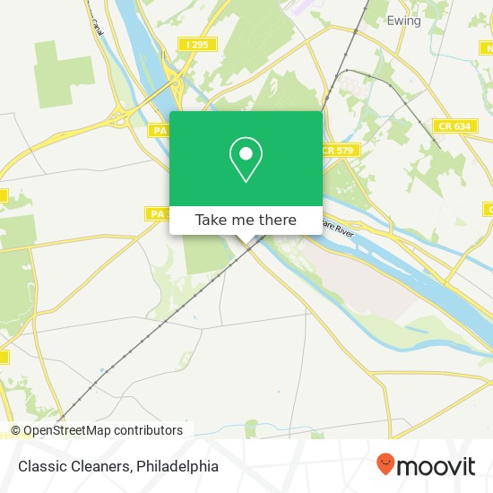 Classic Cleaners map
