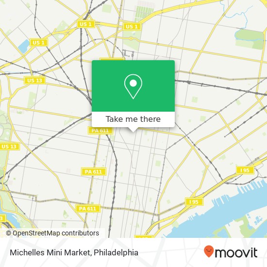 Michelles Mini Market map