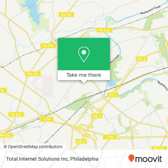 Mapa de Total Internet Solutions Inc
