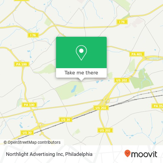 Northlight Advertising Inc map