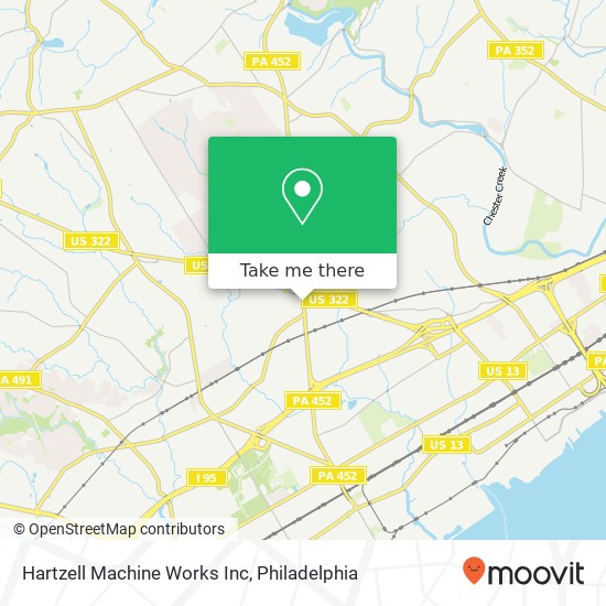 Mapa de Hartzell Machine Works Inc