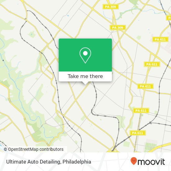 Ultimate Auto Detailing map