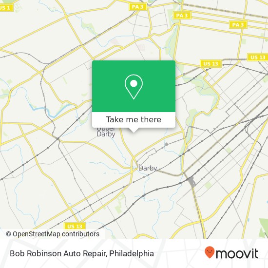 Mapa de Bob Robinson Auto Repair