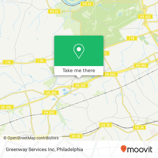 Greenway Services Inc map