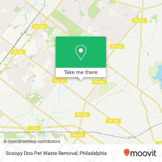 Scoopy Doo Pet Waste Removal map