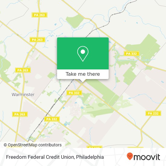 Freedom Federal Credit Union map