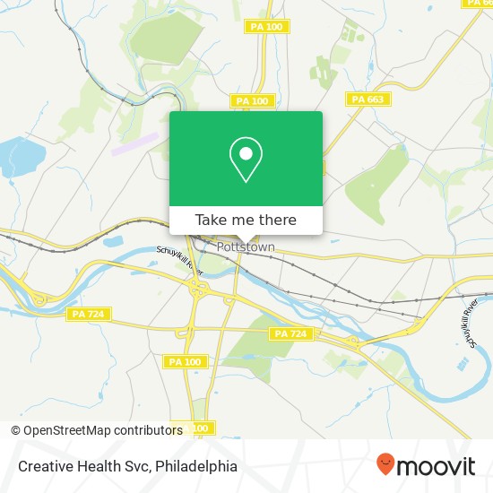 Creative Health Svc map