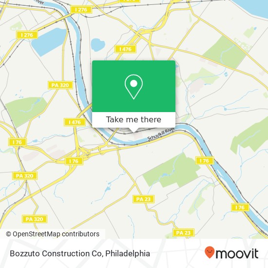 Bozzuto Construction Co map