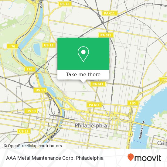 AAA Metal Maintenance Corp map