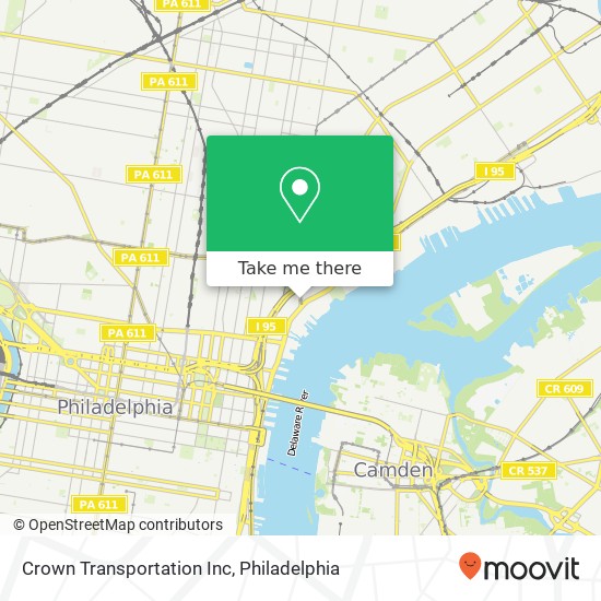 Crown Transportation Inc map