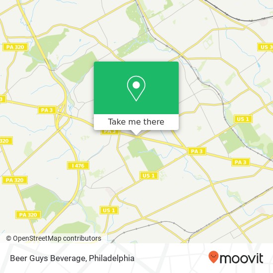 Mapa de Beer Guys Beverage