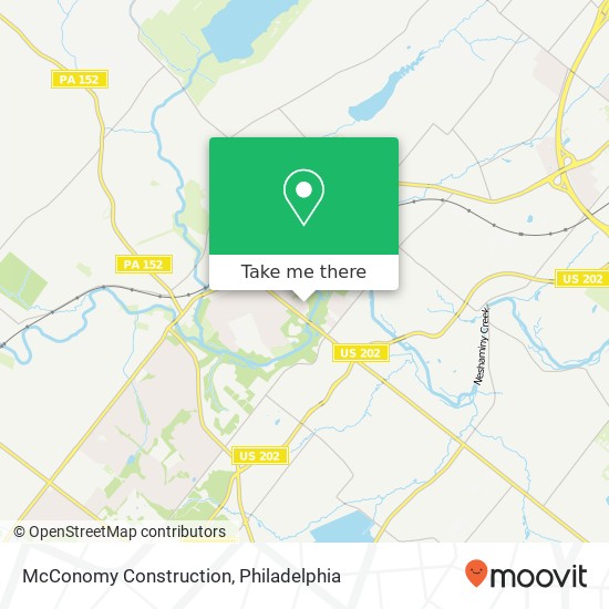 McConomy Construction map