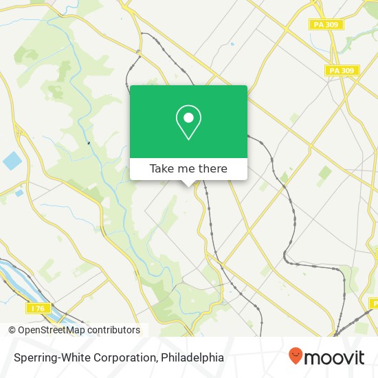 Sperring-White Corporation map