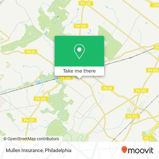 Mullen Insurance map