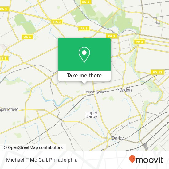 Michael T Mc Call map