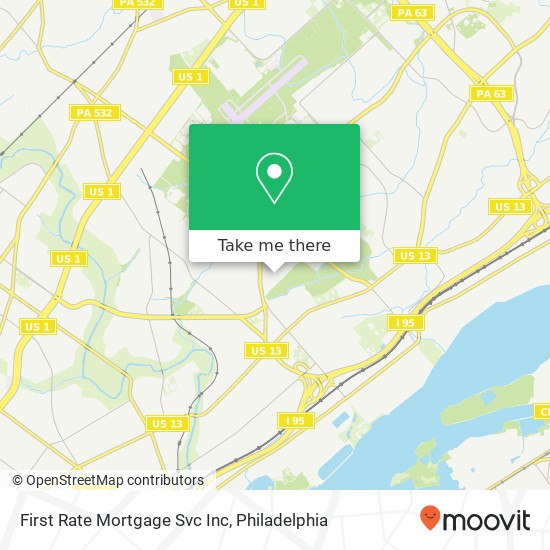 First Rate Mortgage Svc Inc map