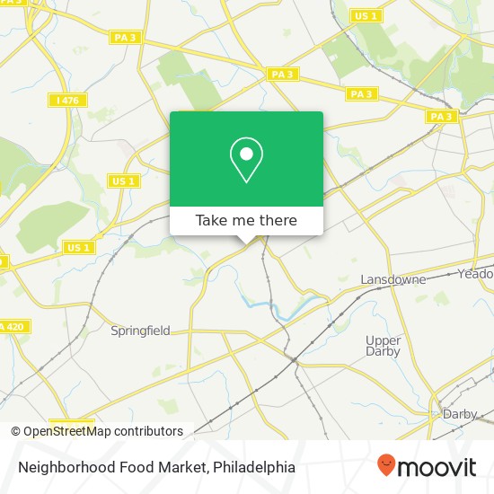 Mapa de Neighborhood Food Market