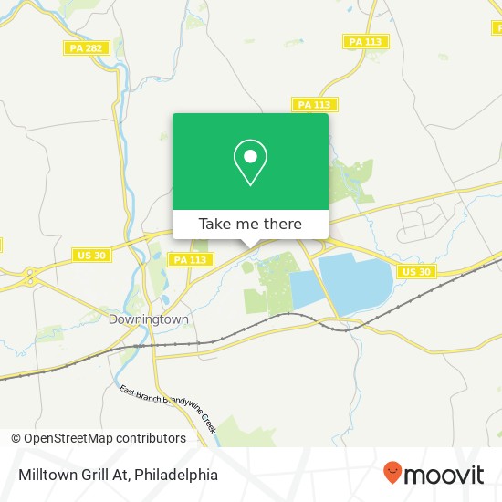 Mapa de Milltown Grill At