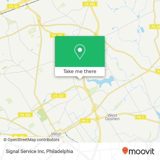 Signal Service Inc map