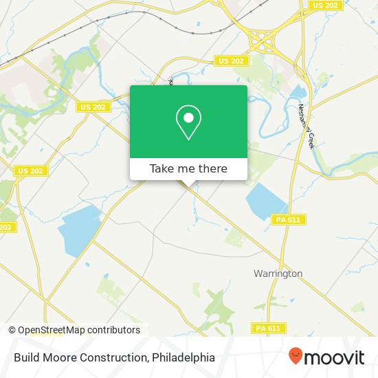 Mapa de Build Moore Construction