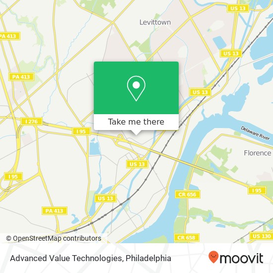 Advanced Value Technologies map