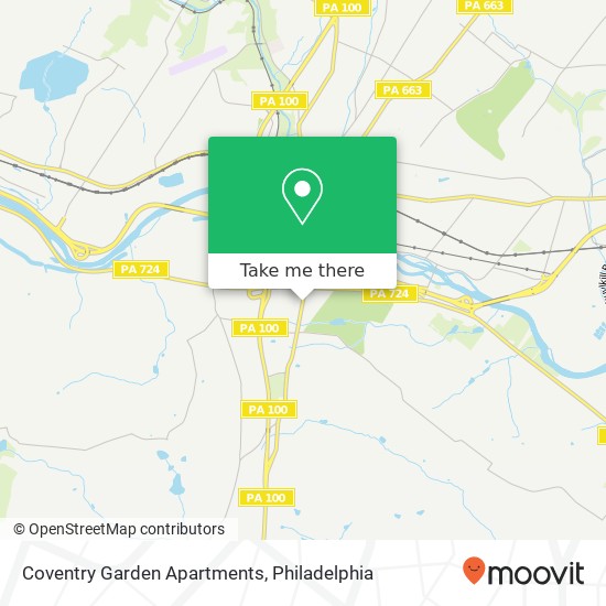 Coventry Garden Apartments map