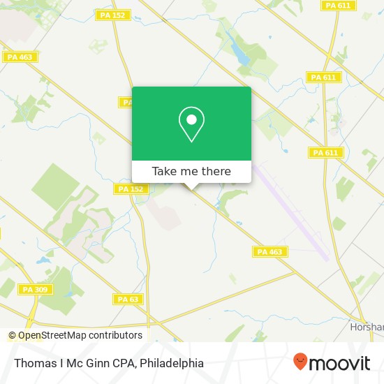 Mapa de Thomas I Mc Ginn CPA