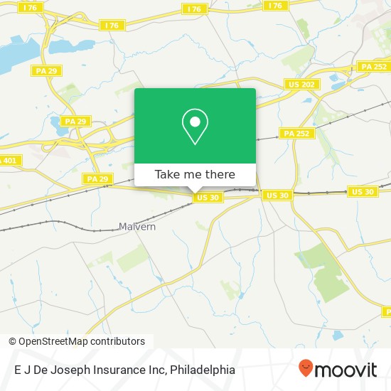 Mapa de E J De Joseph Insurance Inc