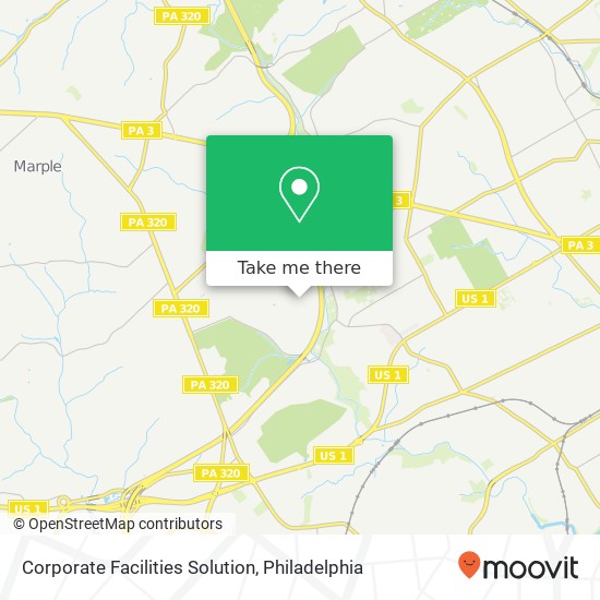 Corporate Facilities Solution map