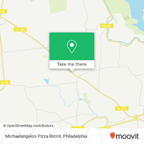 Mapa de Michaelangelo's Pizza Rstrnt