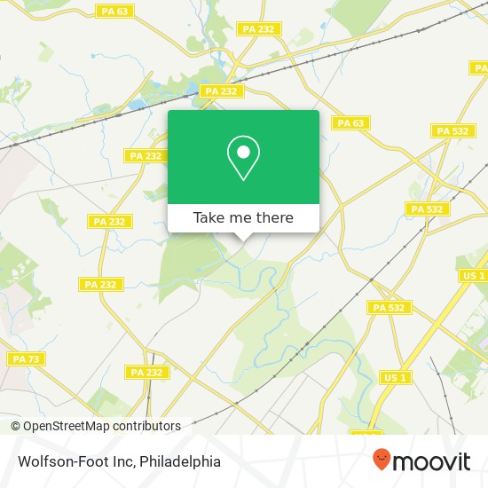 Wolfson-Foot Inc map